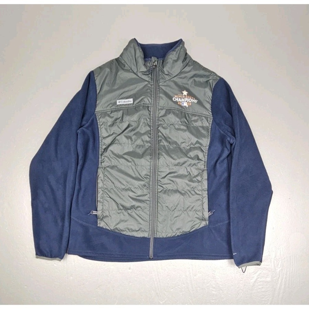 Columbia Houston Astros Jacket Womens XL Basin Butte Omni-Heat 2022 World Series